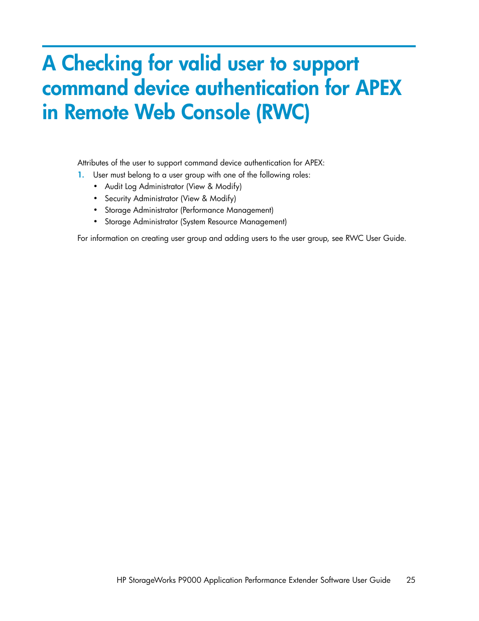 HP XP P9000 Application Performance Extender Software User Manual | Page 25 / 32