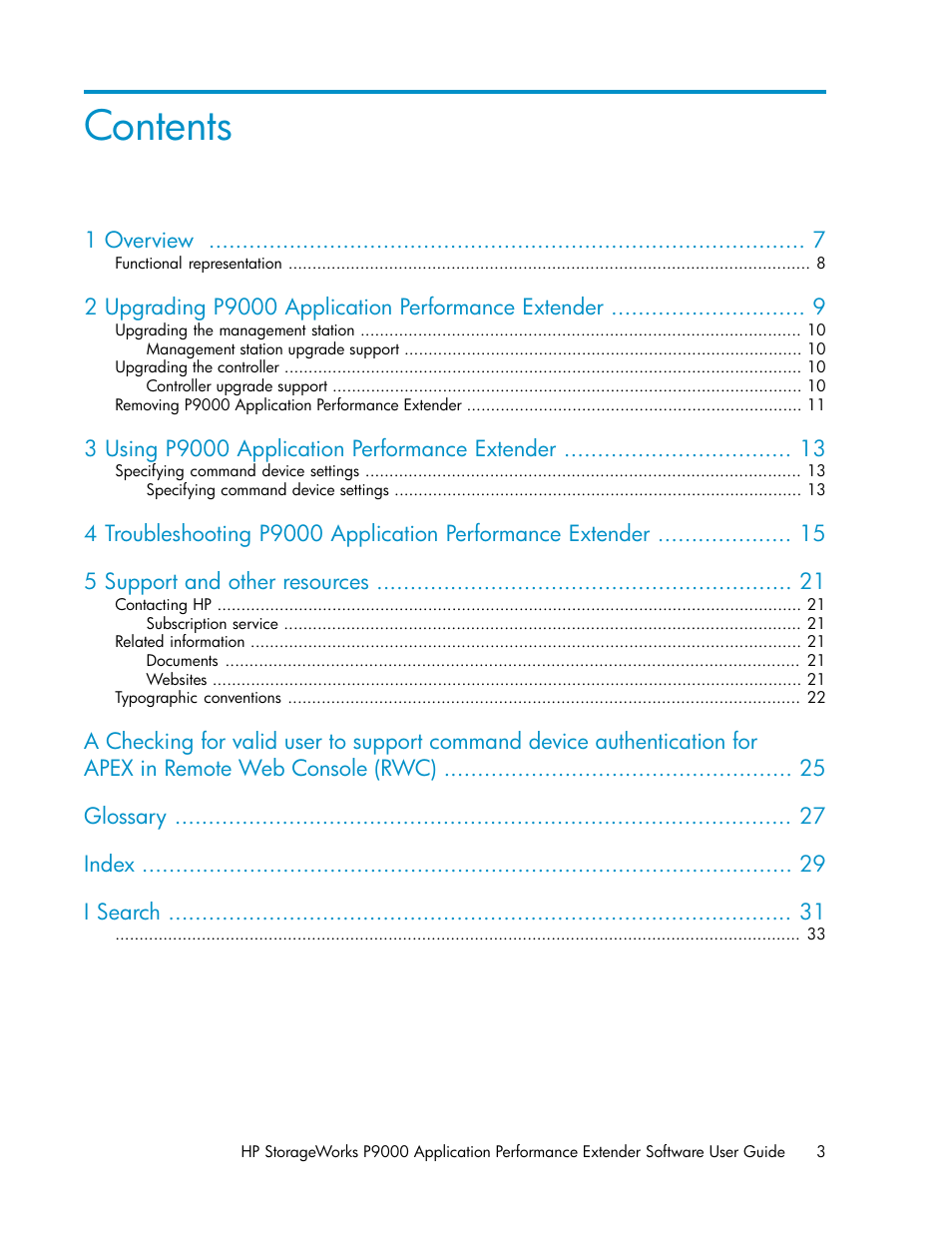 HP XP P9000 Application Performance Extender Software User Manual | Page 3 / 32