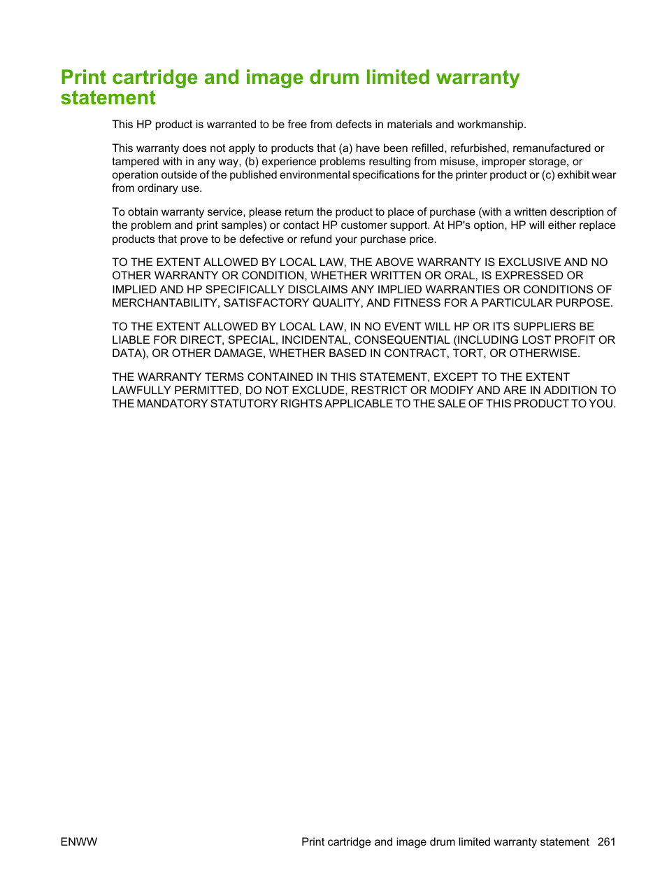 Anty information, see, Print | HP Color LaserJet CP6015 Printer series User Manual | Page 275 / 308
