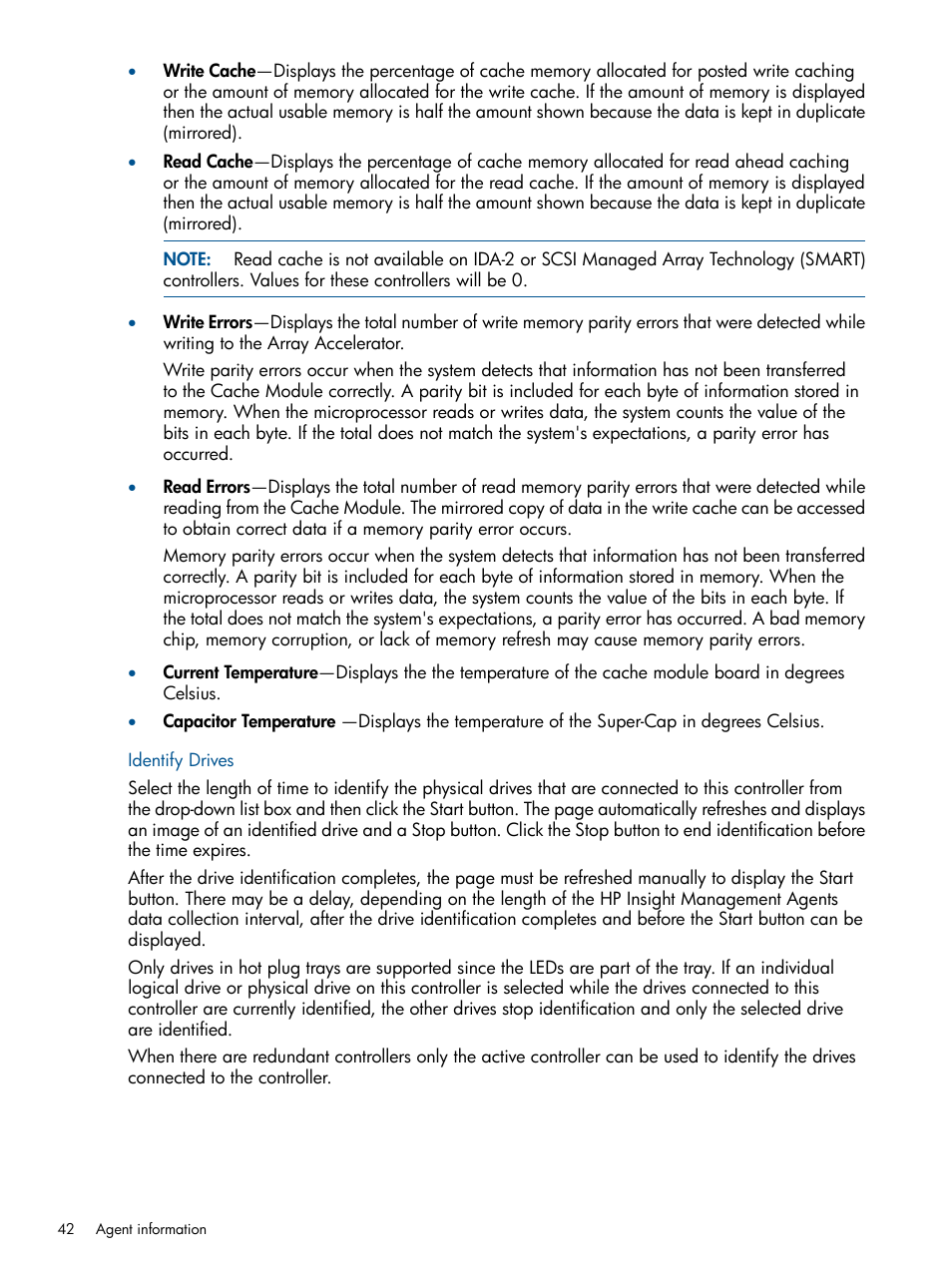 Identify drives | HP Insight Management Agents User Manual | Page 42 / 172