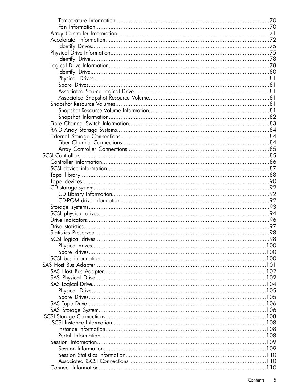 HP Insight Management Agents User Manual | Page 5 / 172