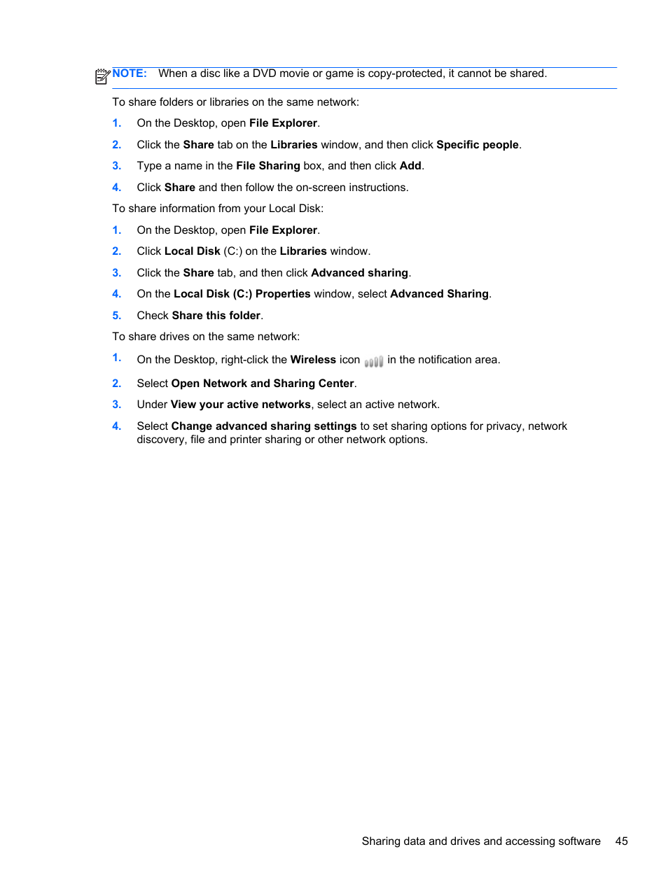 HP Pavilion TouchSmart 15-b107cl Sleekbook User Manual | Page 55 / 78