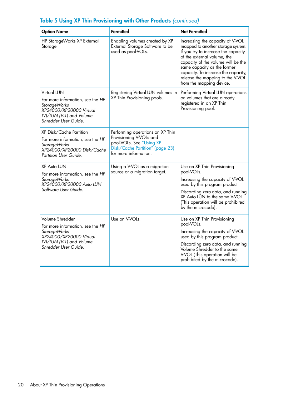HP StorageWorks XP Remote Web Console Software User Manual | Page 20 / 92