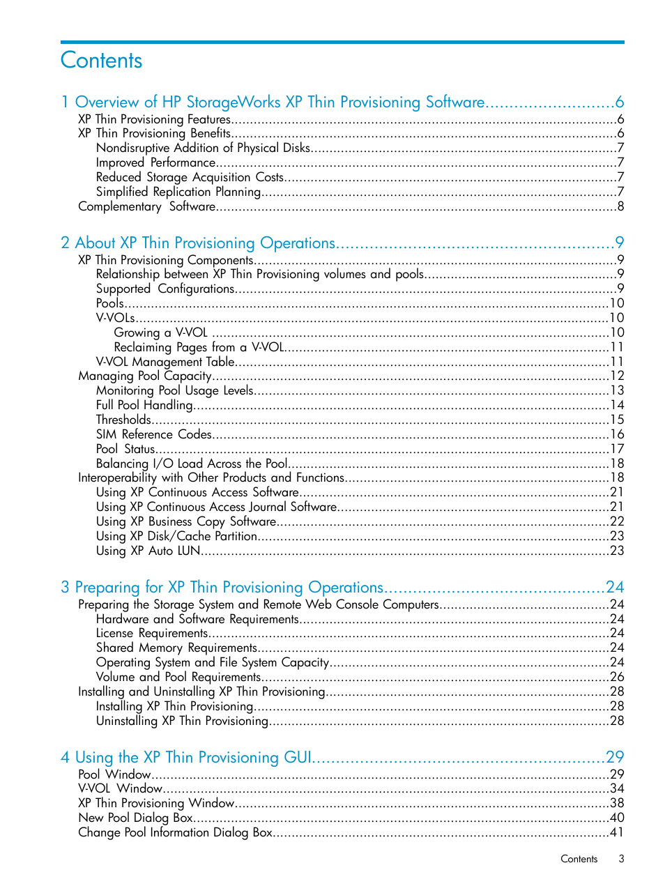 HP StorageWorks XP Remote Web Console Software User Manual | Page 3 / 92