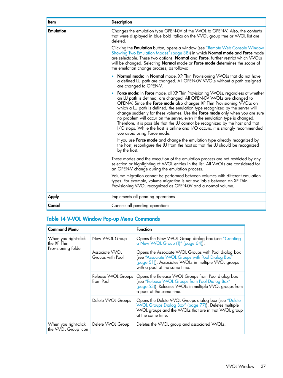 HP StorageWorks XP Remote Web Console Software User Manual | Page 37 / 92