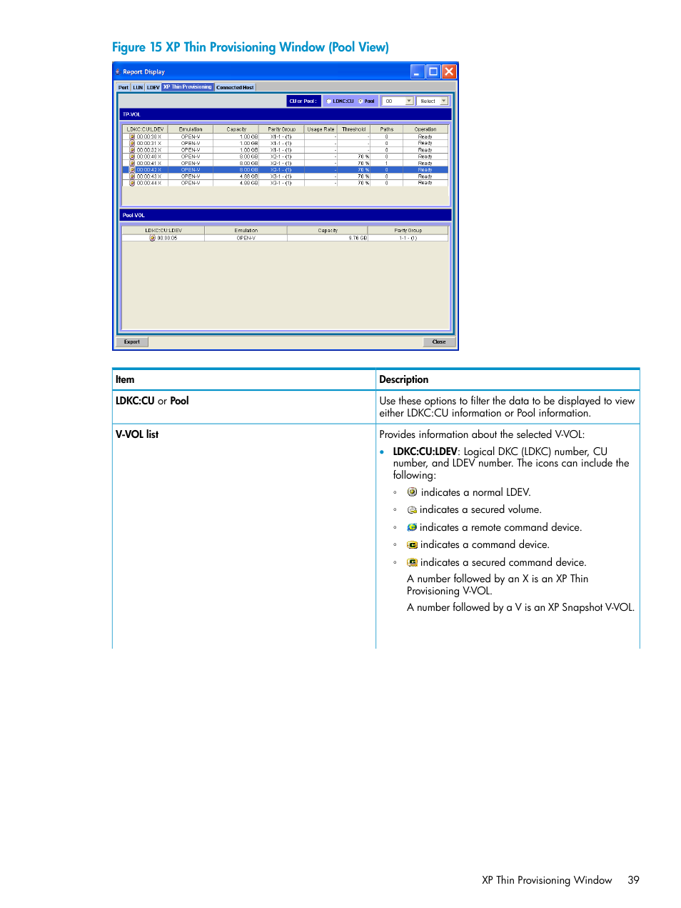 HP StorageWorks XP Remote Web Console Software User Manual | Page 39 / 92