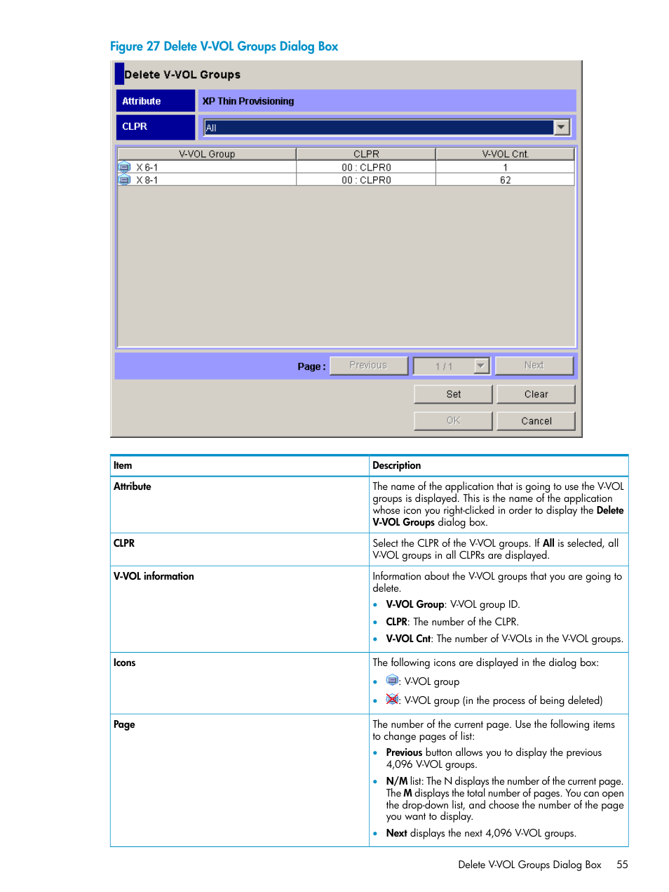 HP StorageWorks XP Remote Web Console Software User Manual | Page 55 / 92