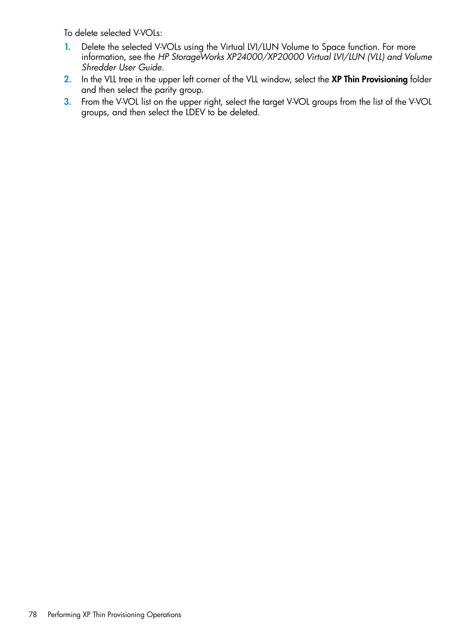 HP StorageWorks XP Remote Web Console Software User Manual | Page 78 / 92