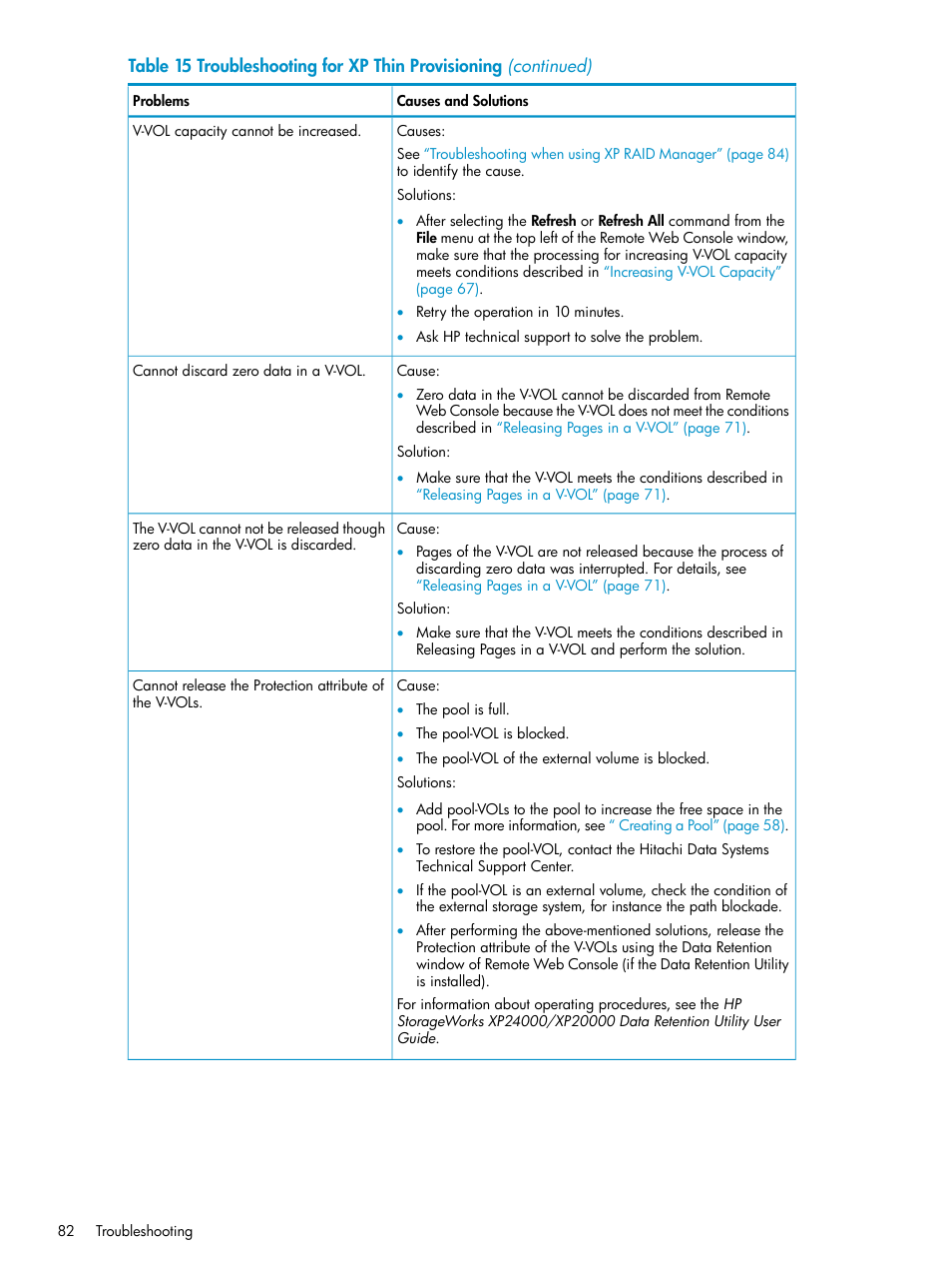 HP StorageWorks XP Remote Web Console Software User Manual | Page 82 / 92