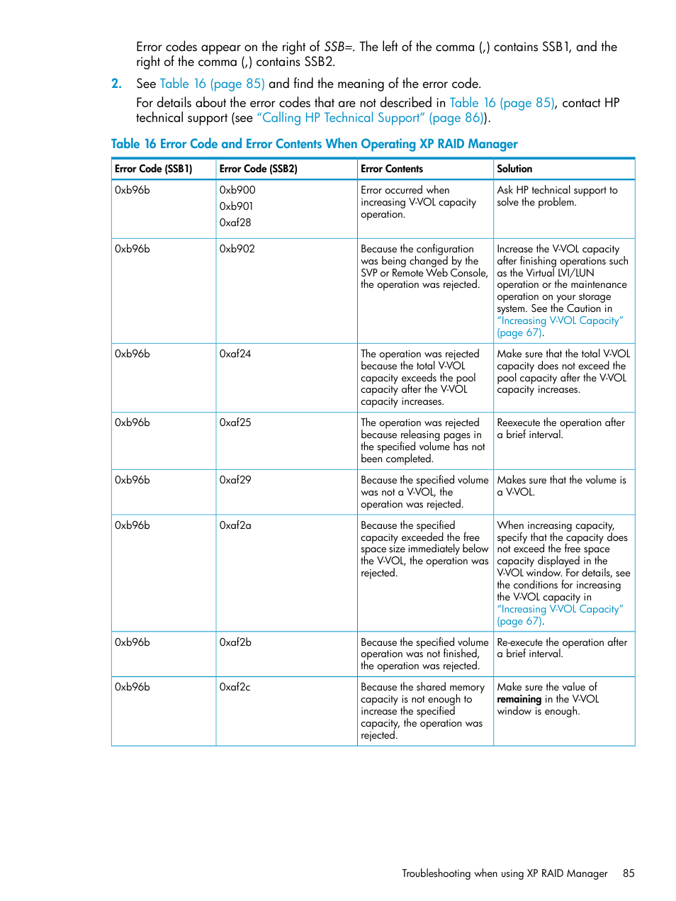 HP StorageWorks XP Remote Web Console Software User Manual | Page 85 / 92