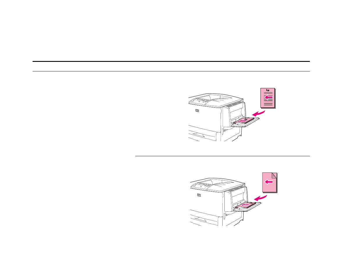 Orienting media | HP LaserJet 9000 Printer series User Manual | Page 31 / 250