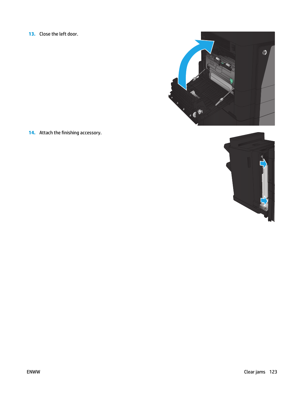 HP LaserJet Enterprise flow M830 Multifunction Printer series User Manual | Page 133 / 200