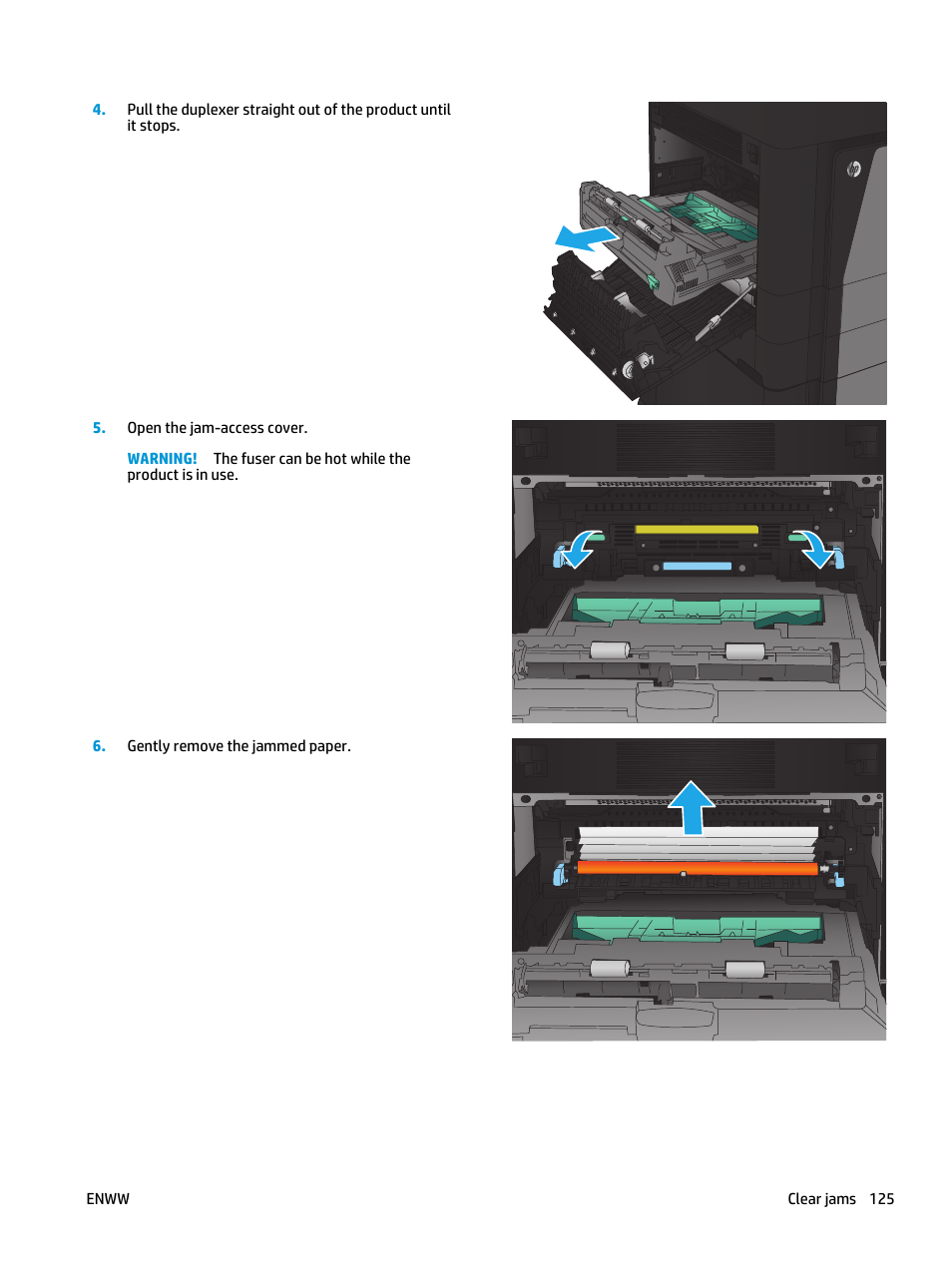 HP LaserJet Enterprise flow M830 Multifunction Printer series User Manual | Page 135 / 200