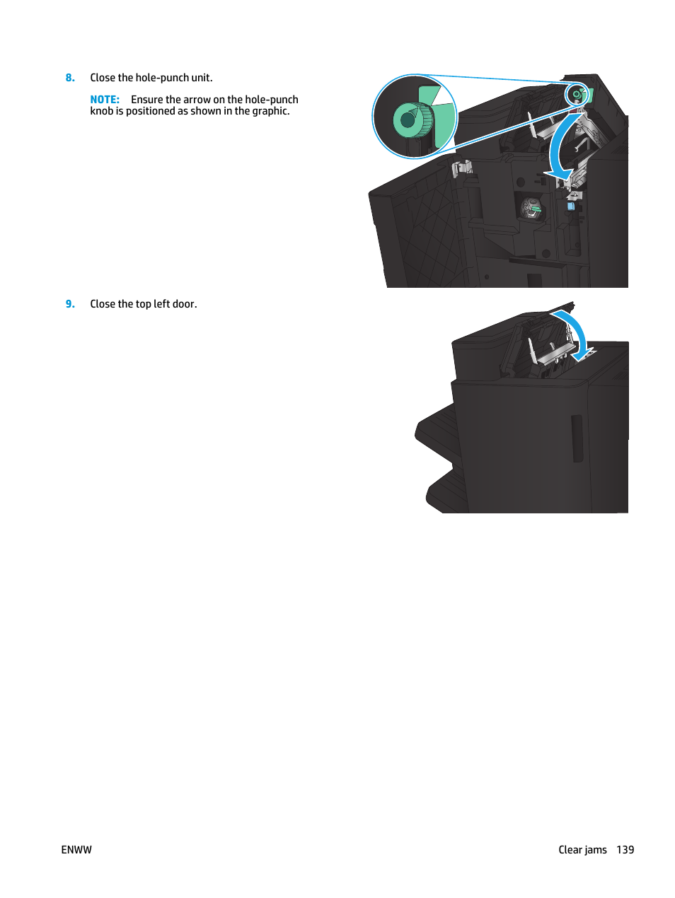 HP LaserJet Enterprise flow M830 Multifunction Printer series User Manual | Page 149 / 200