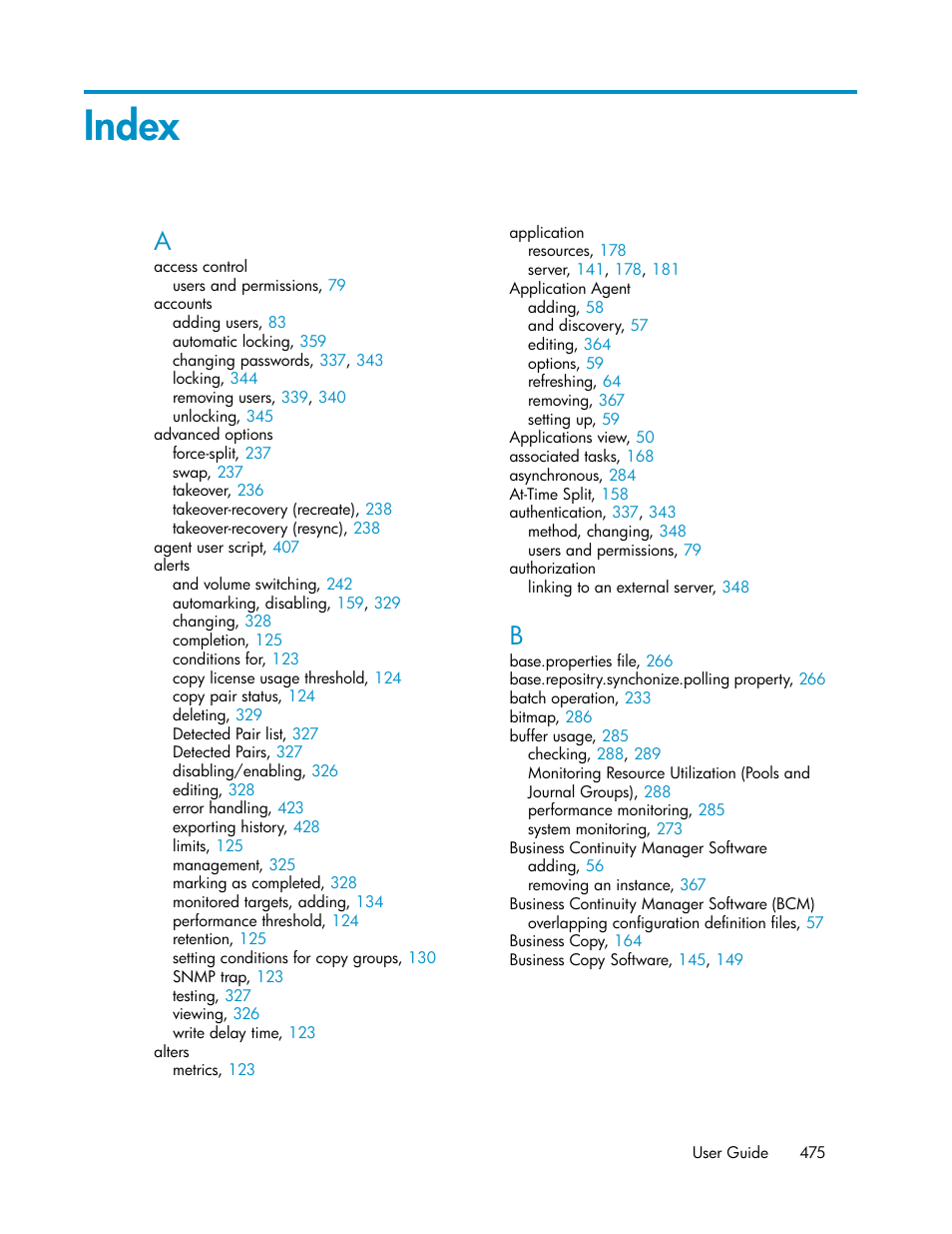Index | HP 9000 rp5405 Servers User Manual | Page 475 / 484