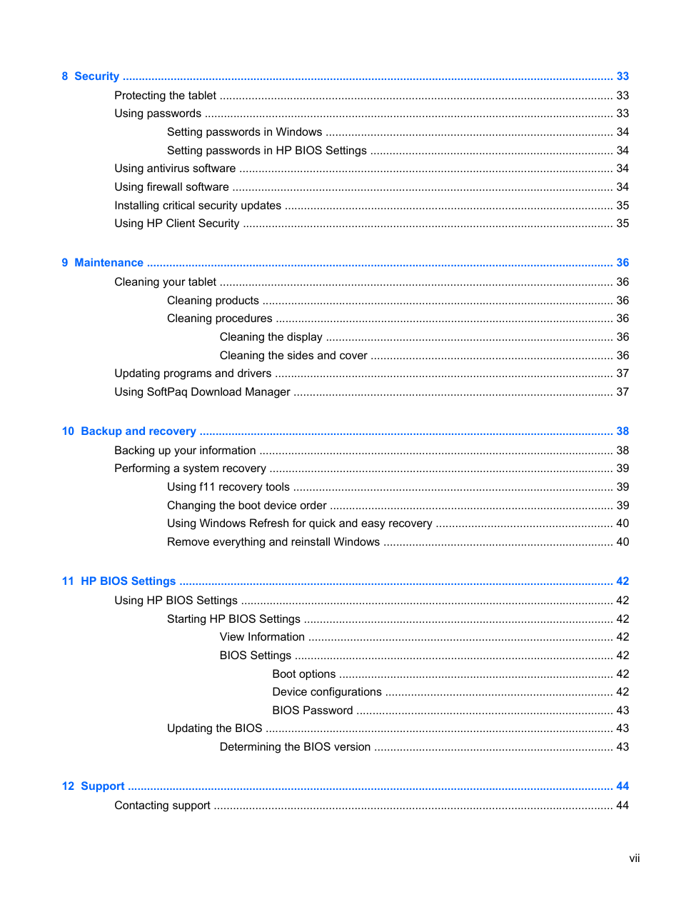 HP ElitePad 900 G1 Tablet User Manual | Page 7 / 57