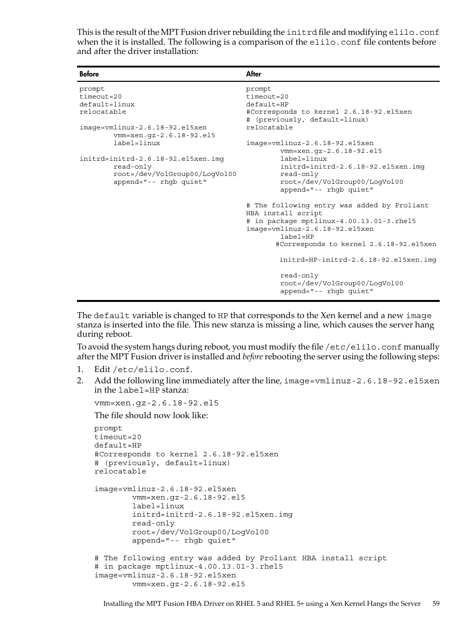 HP Integrity Essentials Pack for Linux Software User Manual | Page 59 / 66