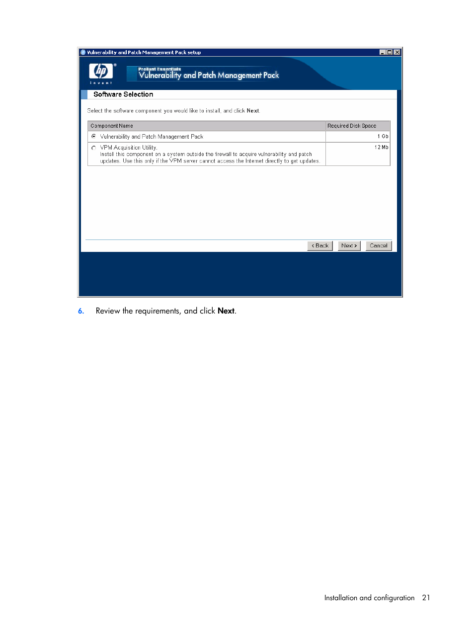 HP Insight Vulnerability and Patch Manager Software User Manual | Page 21 / 110