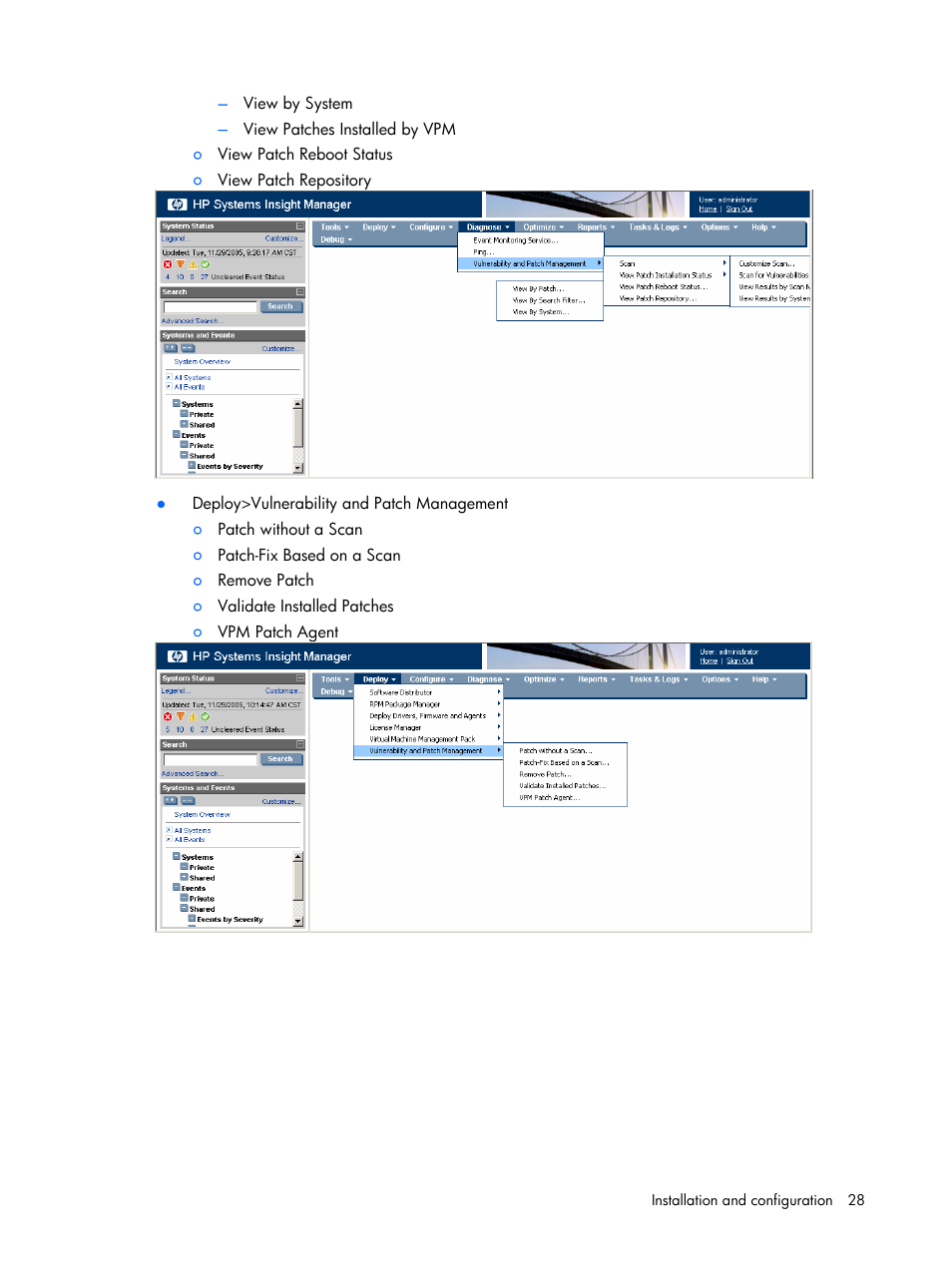 HP Insight Vulnerability and Patch Manager Software User Manual | Page 28 / 110