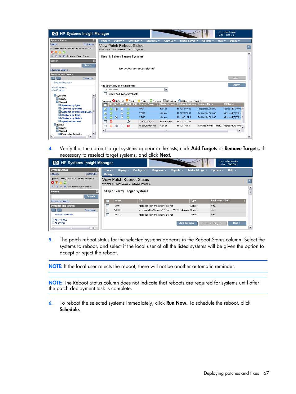 HP Insight Vulnerability and Patch Manager Software User Manual | Page 67 / 110