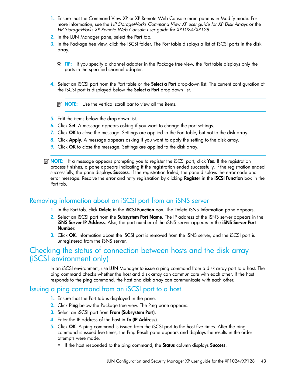 HP StorageWorks XP Remote Web Console Software User Manual | Page 43 / 88