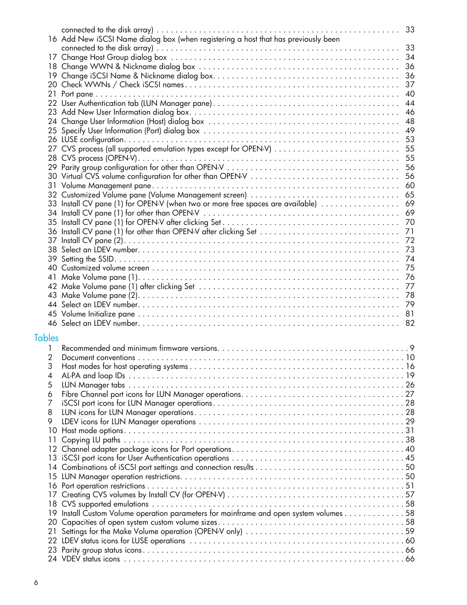 HP StorageWorks XP Remote Web Console Software User Manual | Page 6 / 88