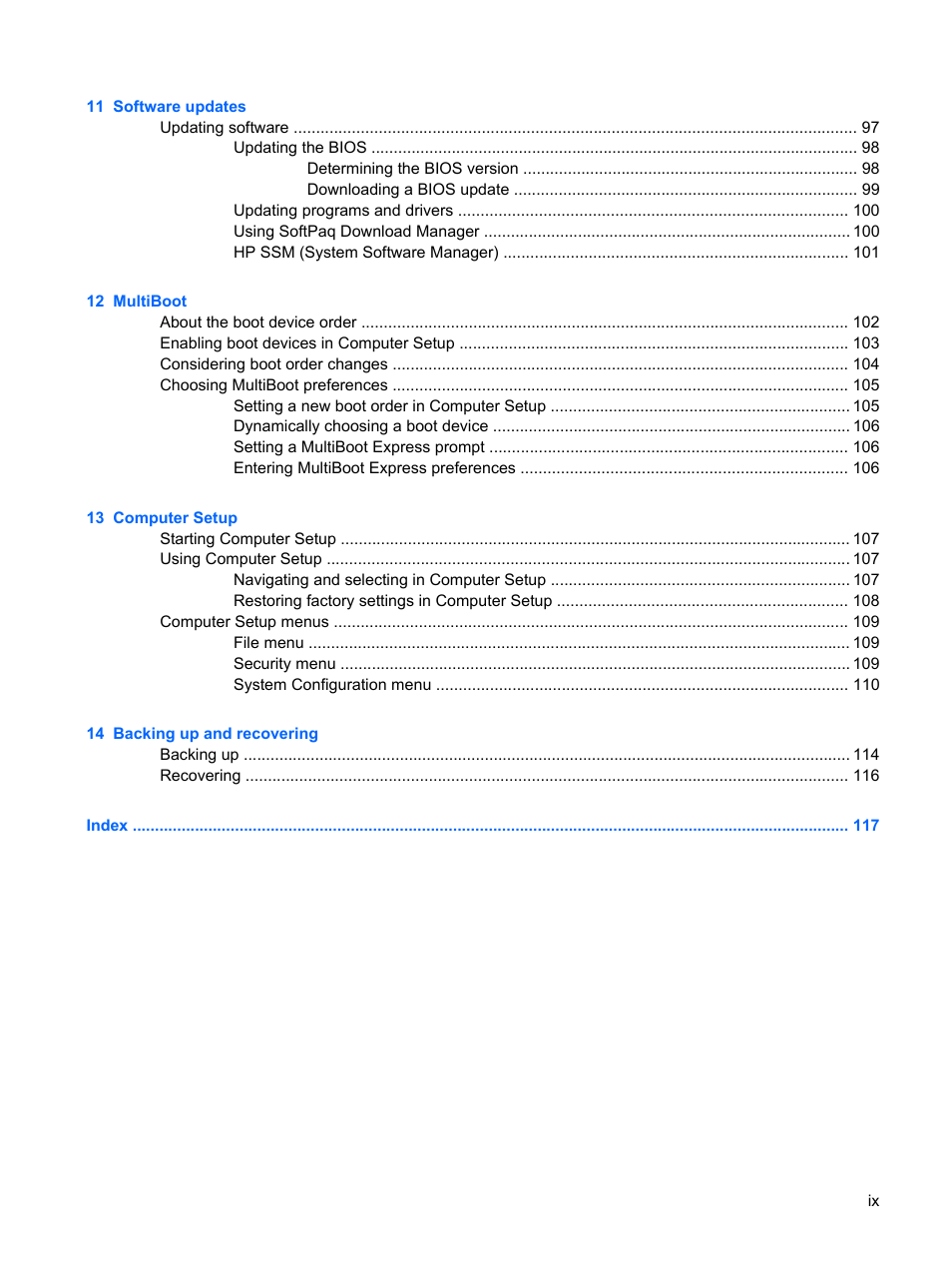 HP Mini 5102 User Manual | Page 9 / 131