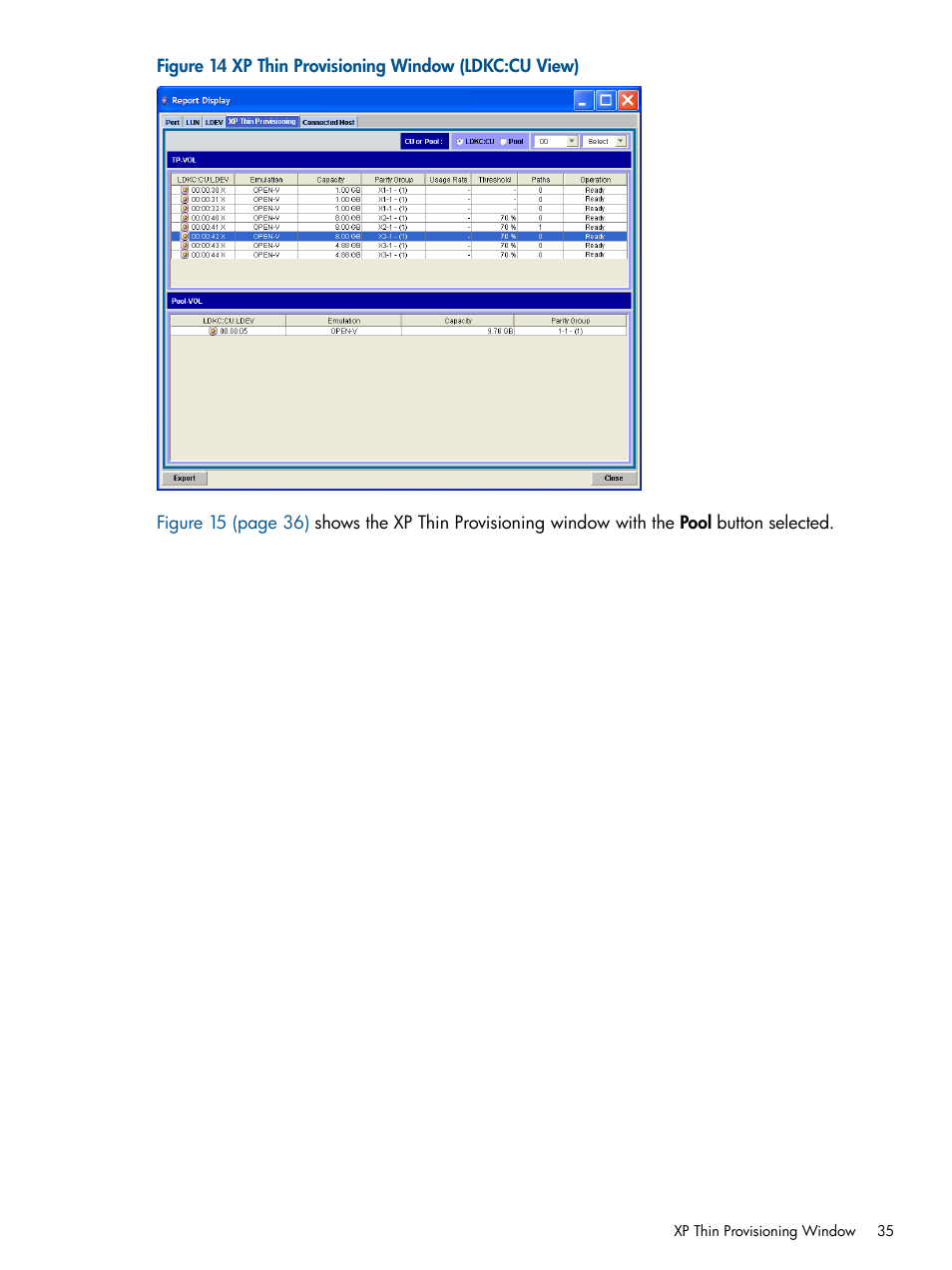 HP StorageWorks XP Remote Web Console Software User Manual | Page 35 / 87