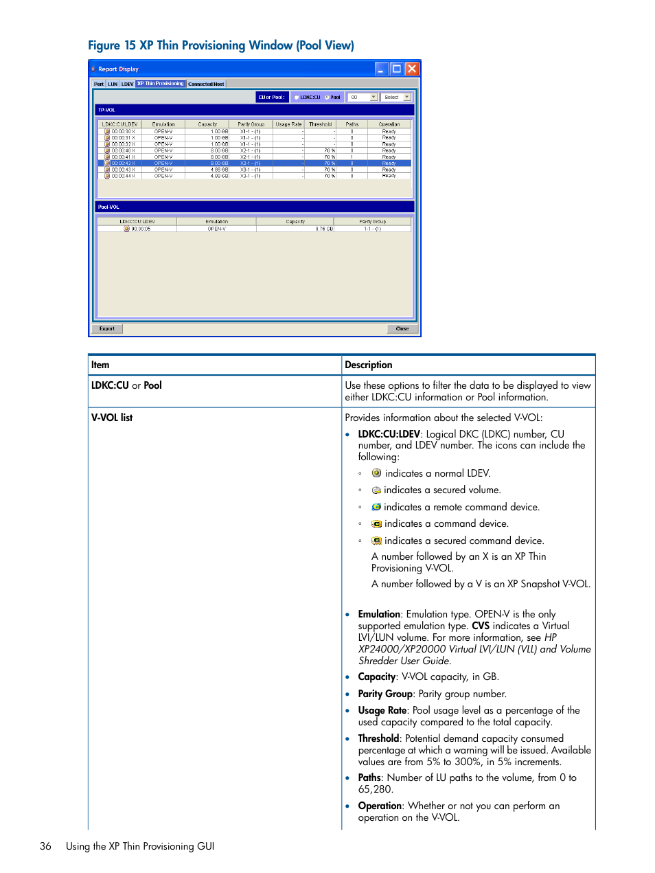 HP StorageWorks XP Remote Web Console Software User Manual | Page 36 / 87