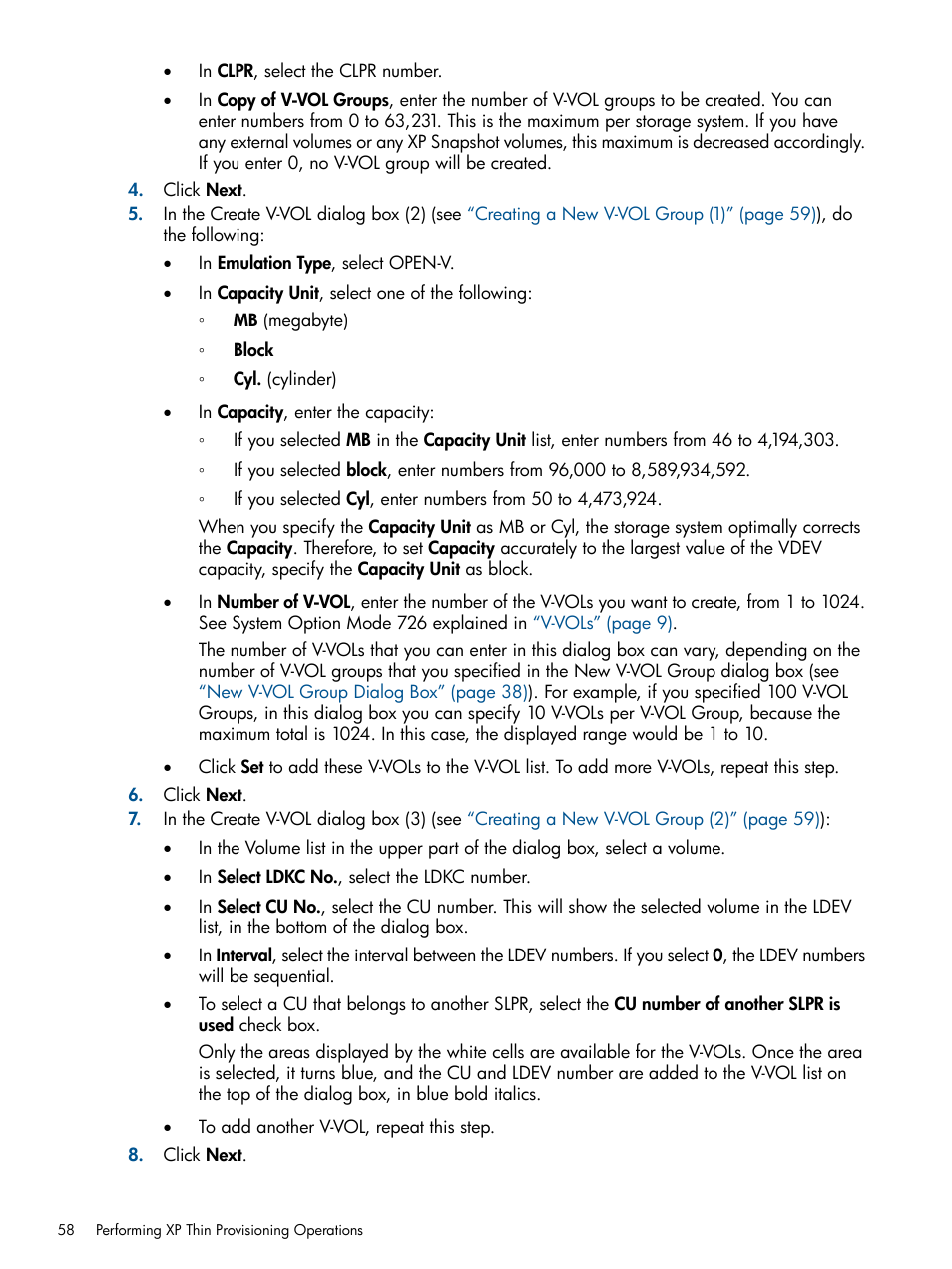 HP StorageWorks XP Remote Web Console Software User Manual | Page 58 / 87