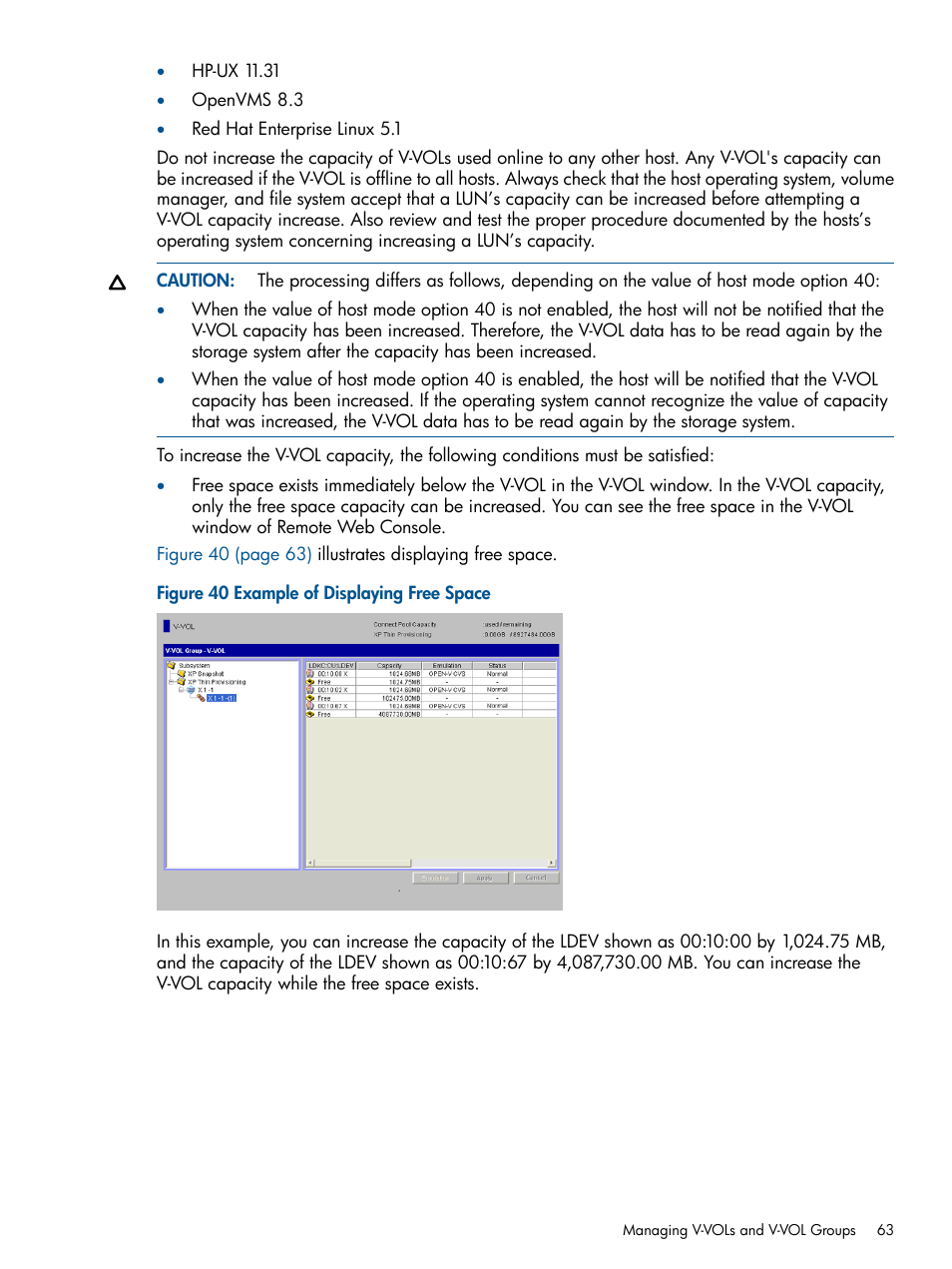 HP StorageWorks XP Remote Web Console Software User Manual | Page 63 / 87