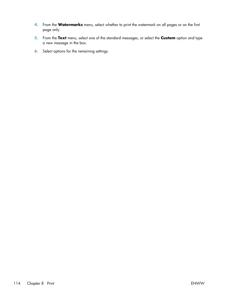 HP Officejet Pro X576 Multifunction Printer series User Manual | Page 130 / 336