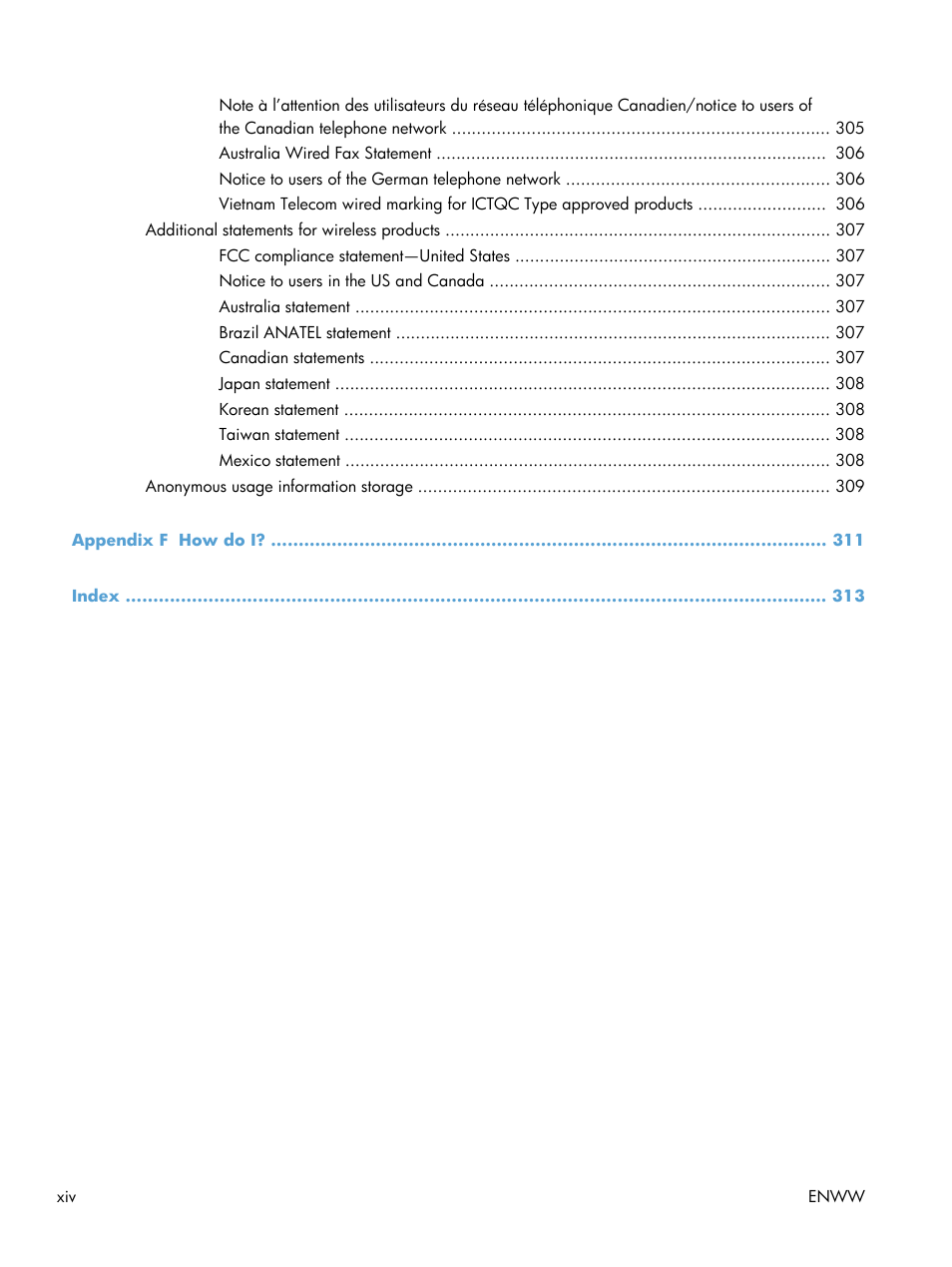 HP Officejet Pro X576 Multifunction Printer series User Manual | Page 16 / 336
