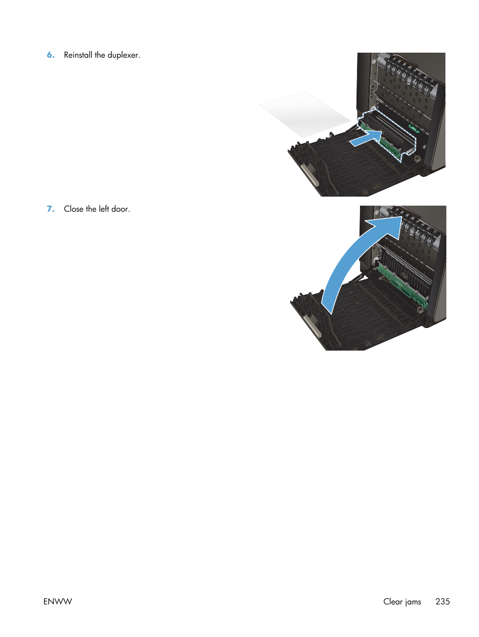 HP Officejet Pro X576 Multifunction Printer series User Manual | Page 251 / 336