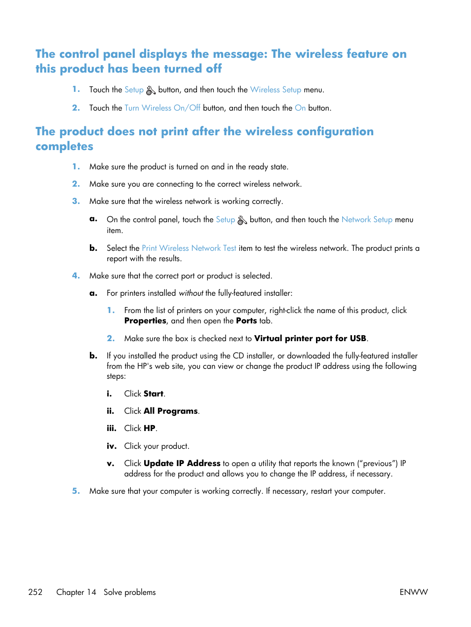 HP Officejet Pro X576 Multifunction Printer series User Manual | Page 268 / 336