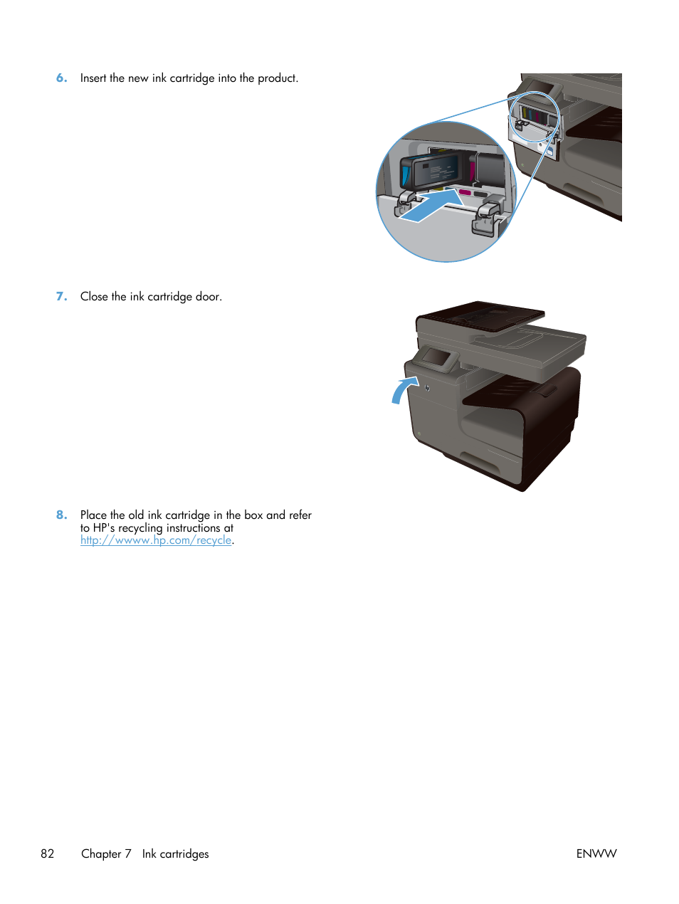 HP Officejet Pro X576 Multifunction Printer series User Manual | Page 98 / 336