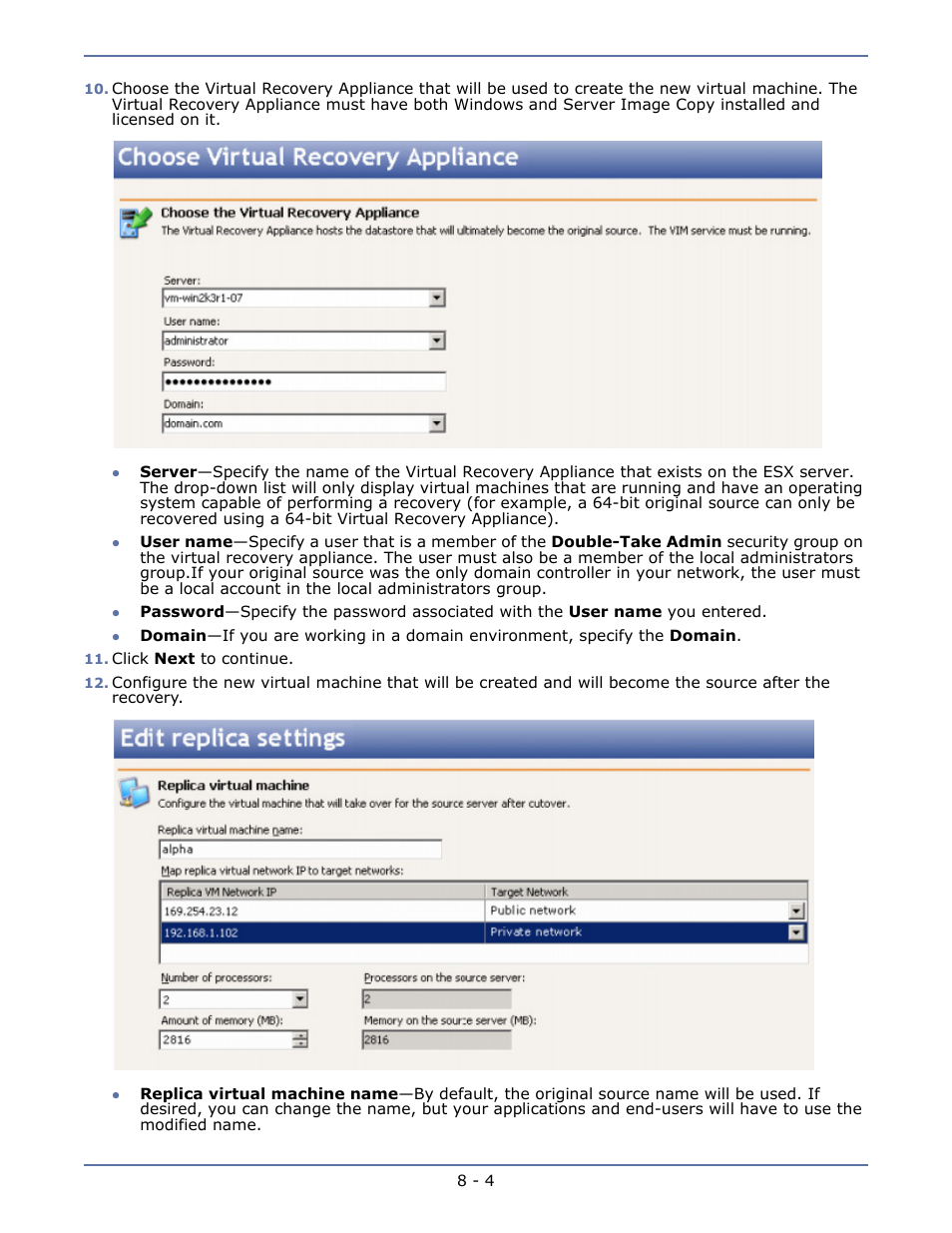 HP Storage Mirroring V5 Software User Manual | Page 36 / 42