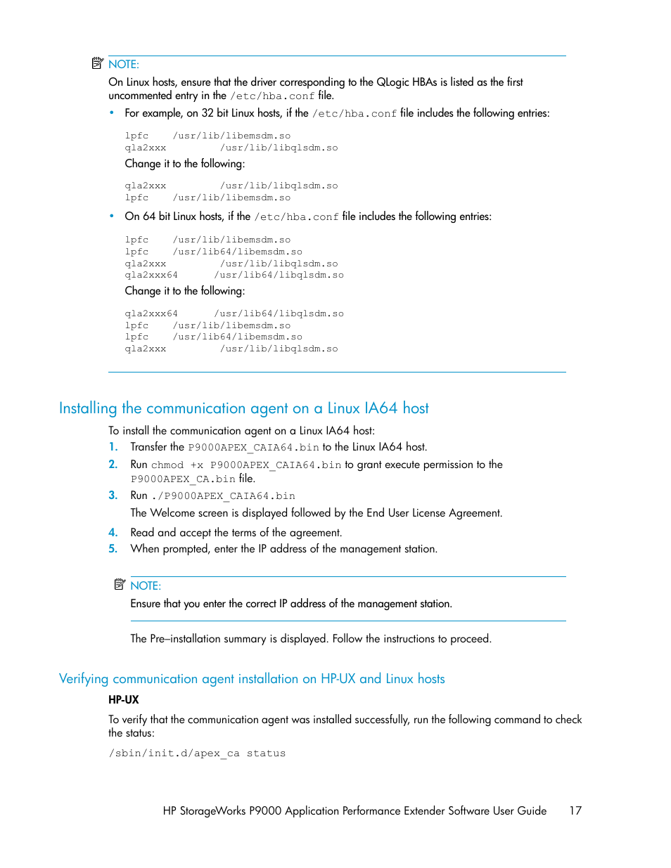 HP XP Application Performance Extender Software User Manual | Page 17 / 120