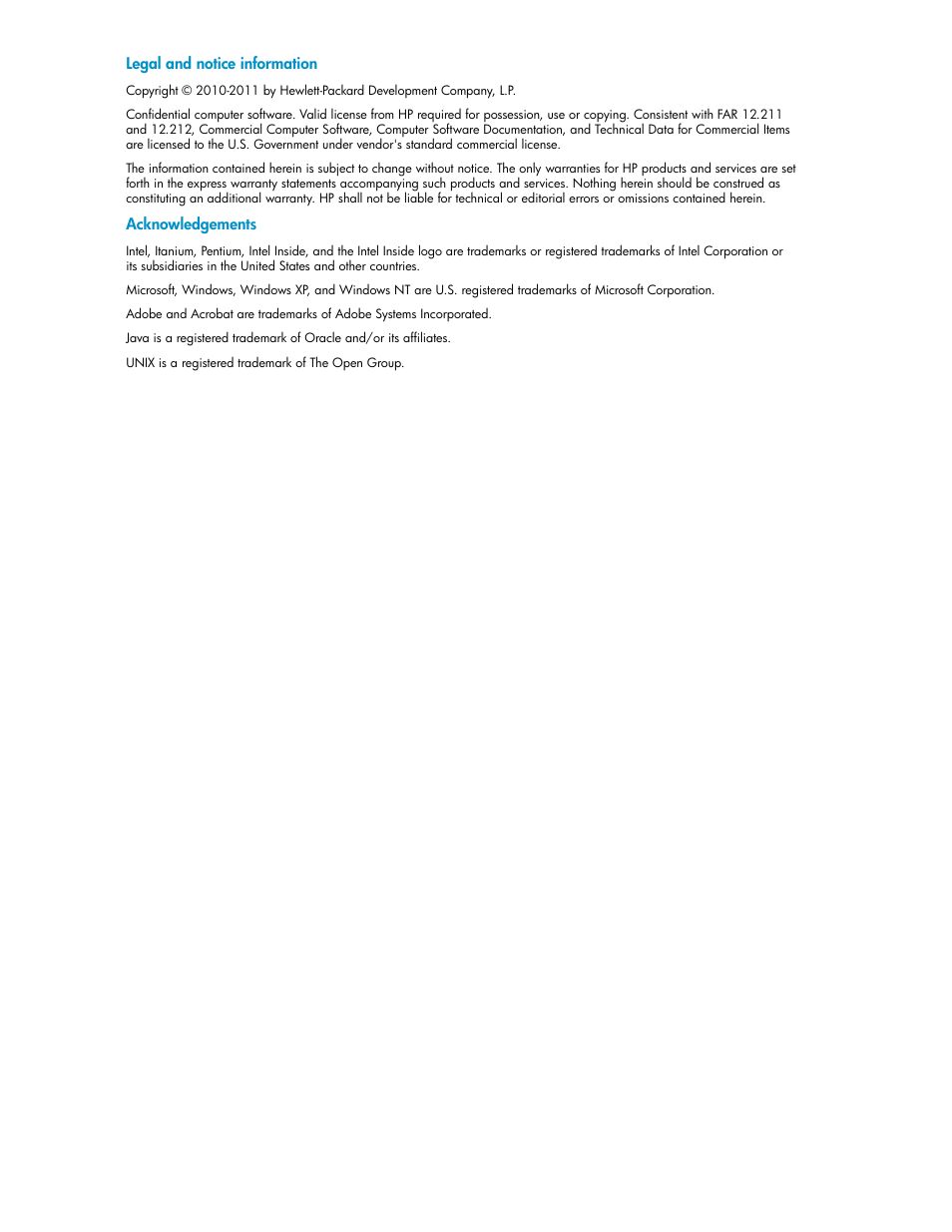 HP XP Application Performance Extender Software User Manual | Page 2 / 120