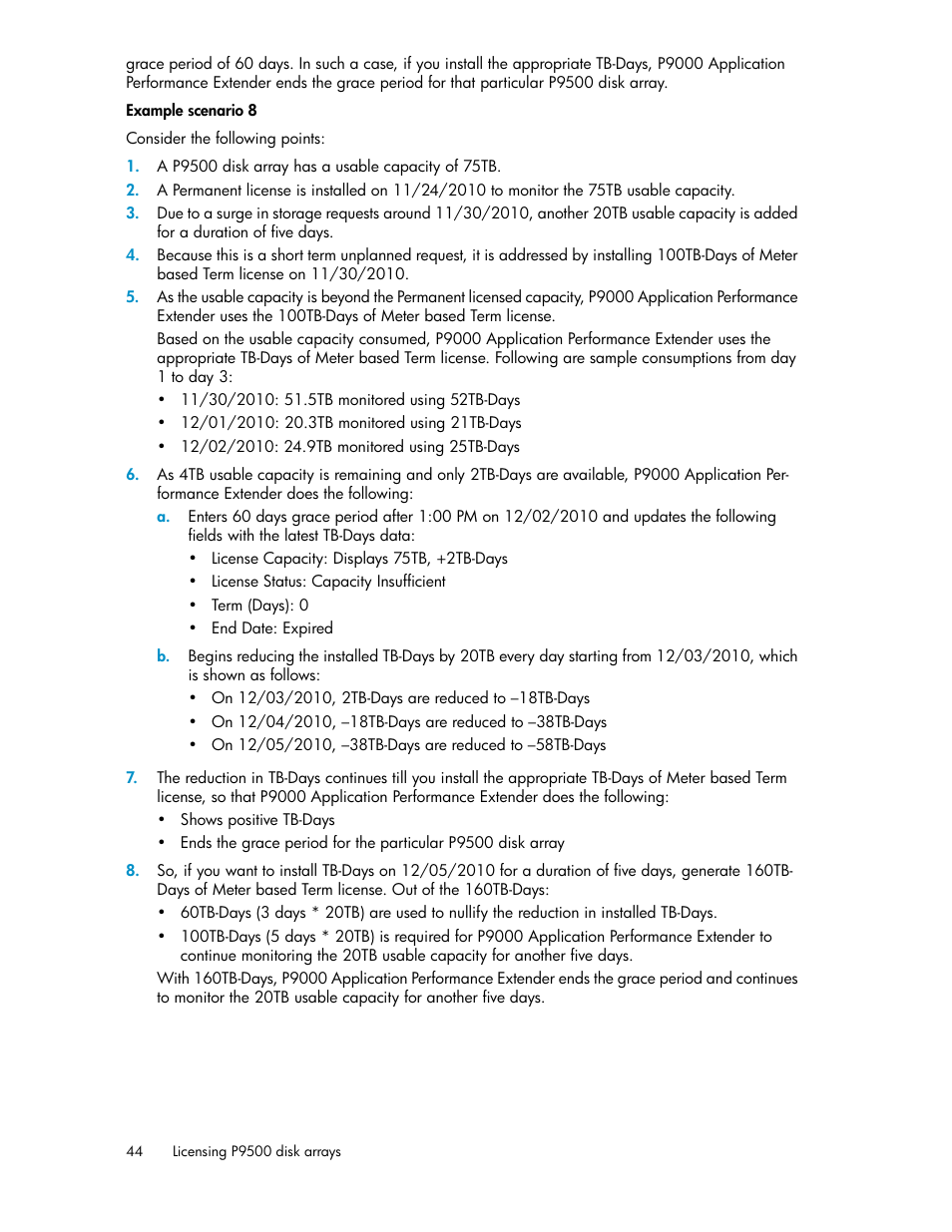 HP XP Application Performance Extender Software User Manual | Page 44 / 120