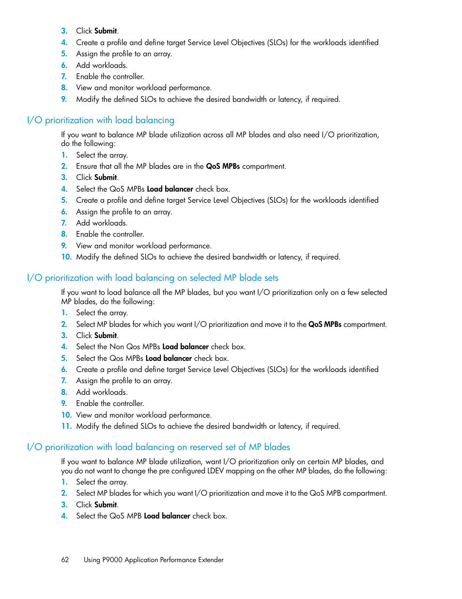 HP XP Application Performance Extender Software User Manual | Page 62 / 120