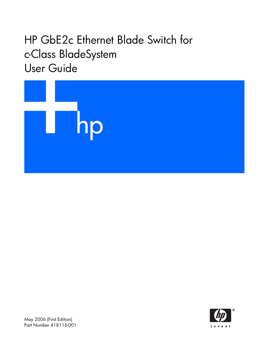 HP ProLiant xw460c Blade Workstation User Manual | 58 pages