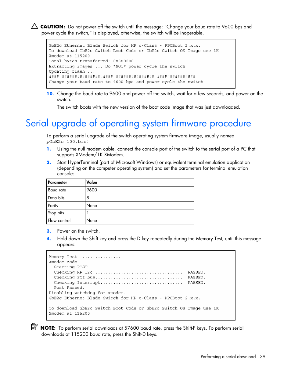 HP ProLiant xw460c Blade Workstation User Manual | Page 39 / 58