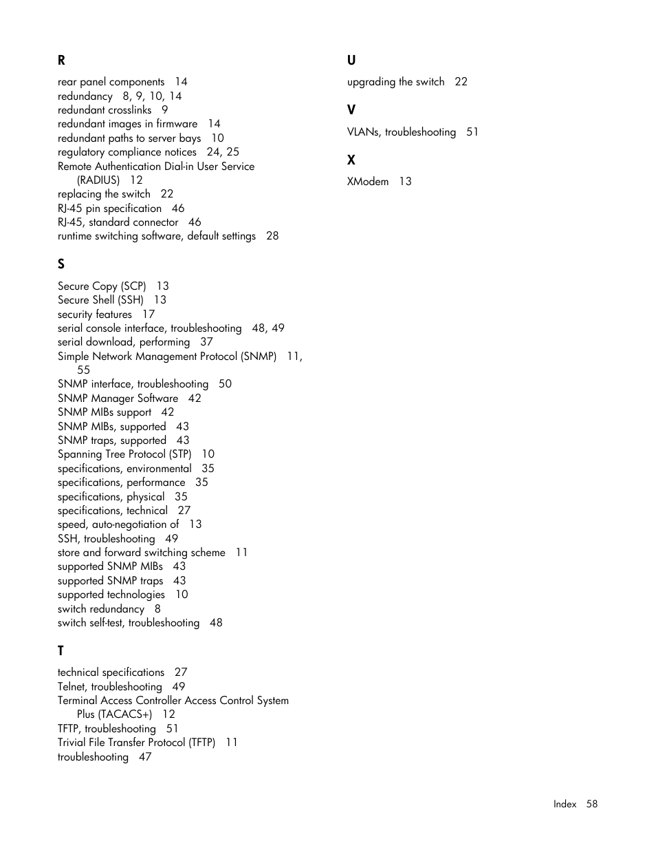 HP ProLiant xw460c Blade Workstation User Manual | Page 58 / 58