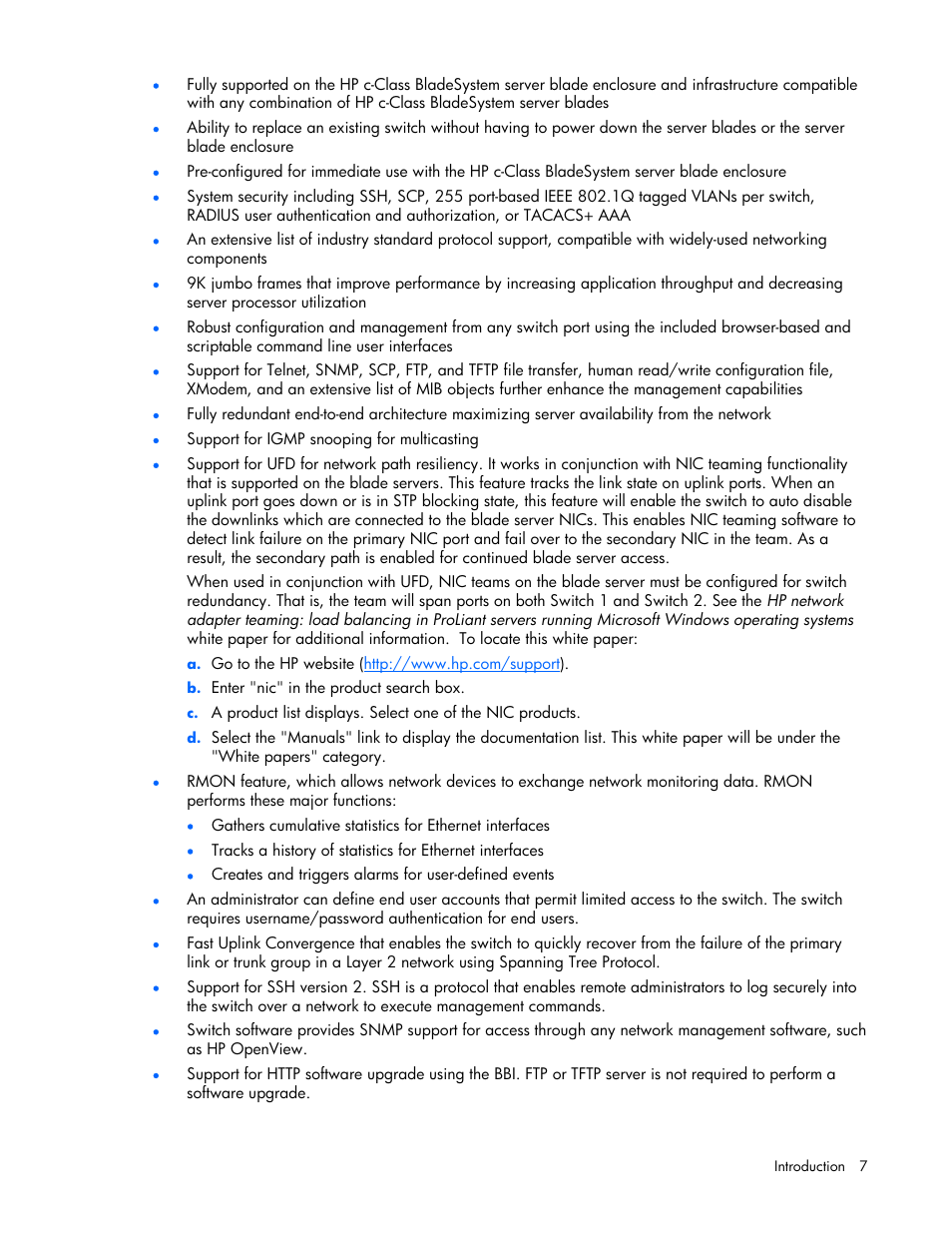 HP ProLiant xw460c Blade Workstation User Manual | Page 7 / 58