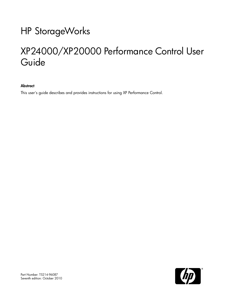 HP XP Array Manager Software User Manual | 56 pages