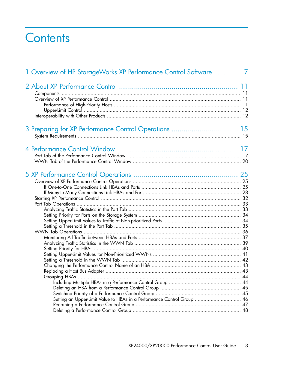 HP XP Array Manager Software User Manual | Page 3 / 56