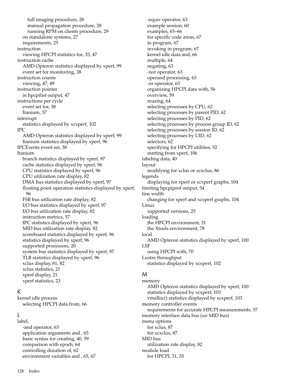 HP XC System 3.x Software User Manual | Page 128 / 131