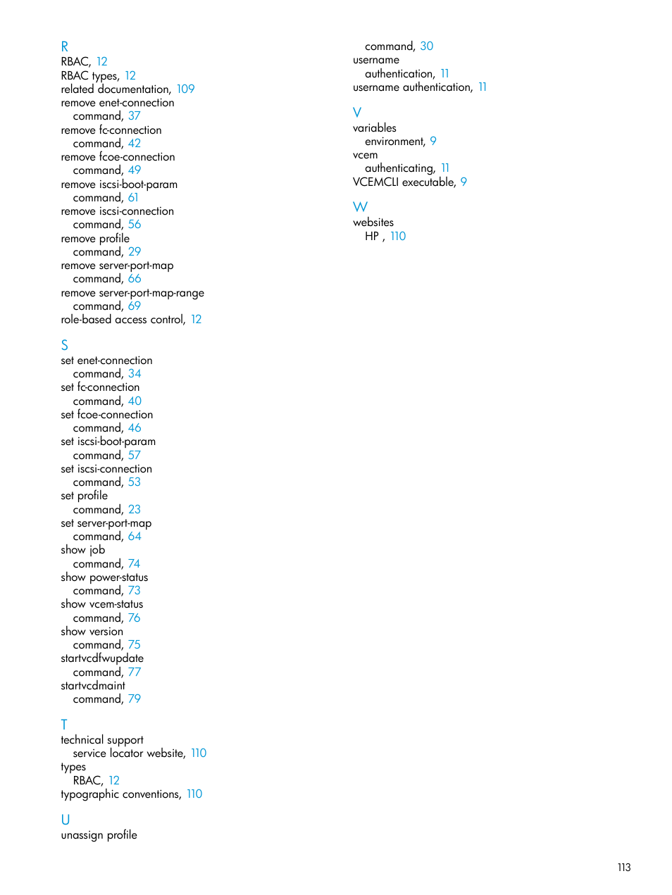 HP Virtual Connect Enterprise Manager Software User Manual | Page 113 / 113