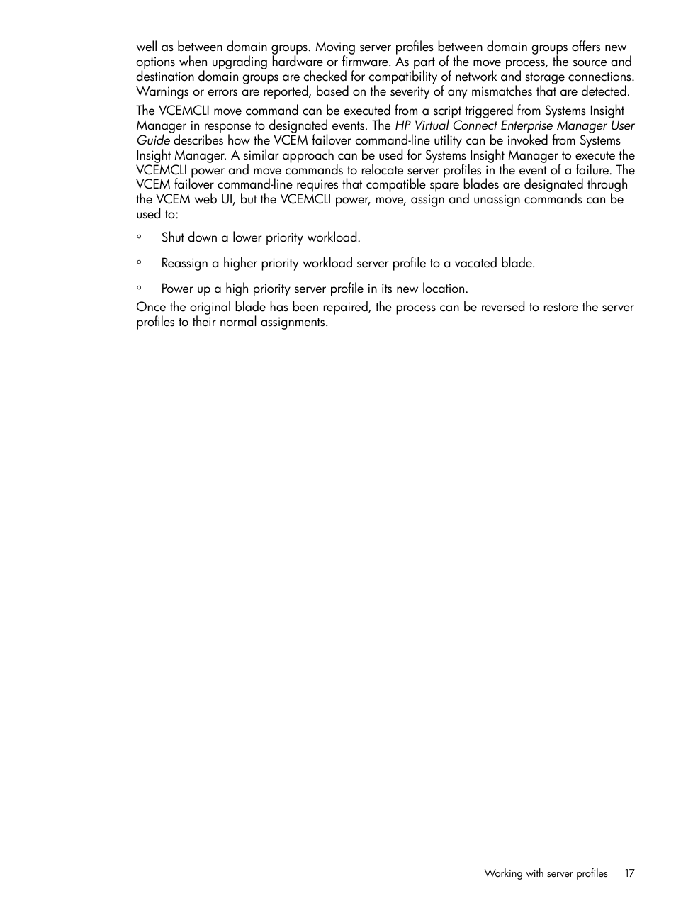 HP Virtual Connect Enterprise Manager Software User Manual | Page 17 / 113